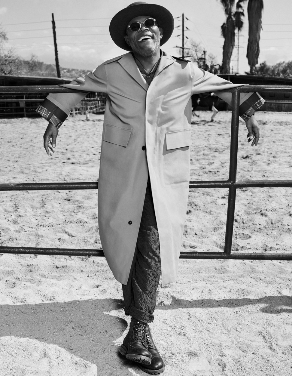 Celebrity Photographer Michael Schwartz: Samuel L. Jackson for Vogue Man Arabia magazine