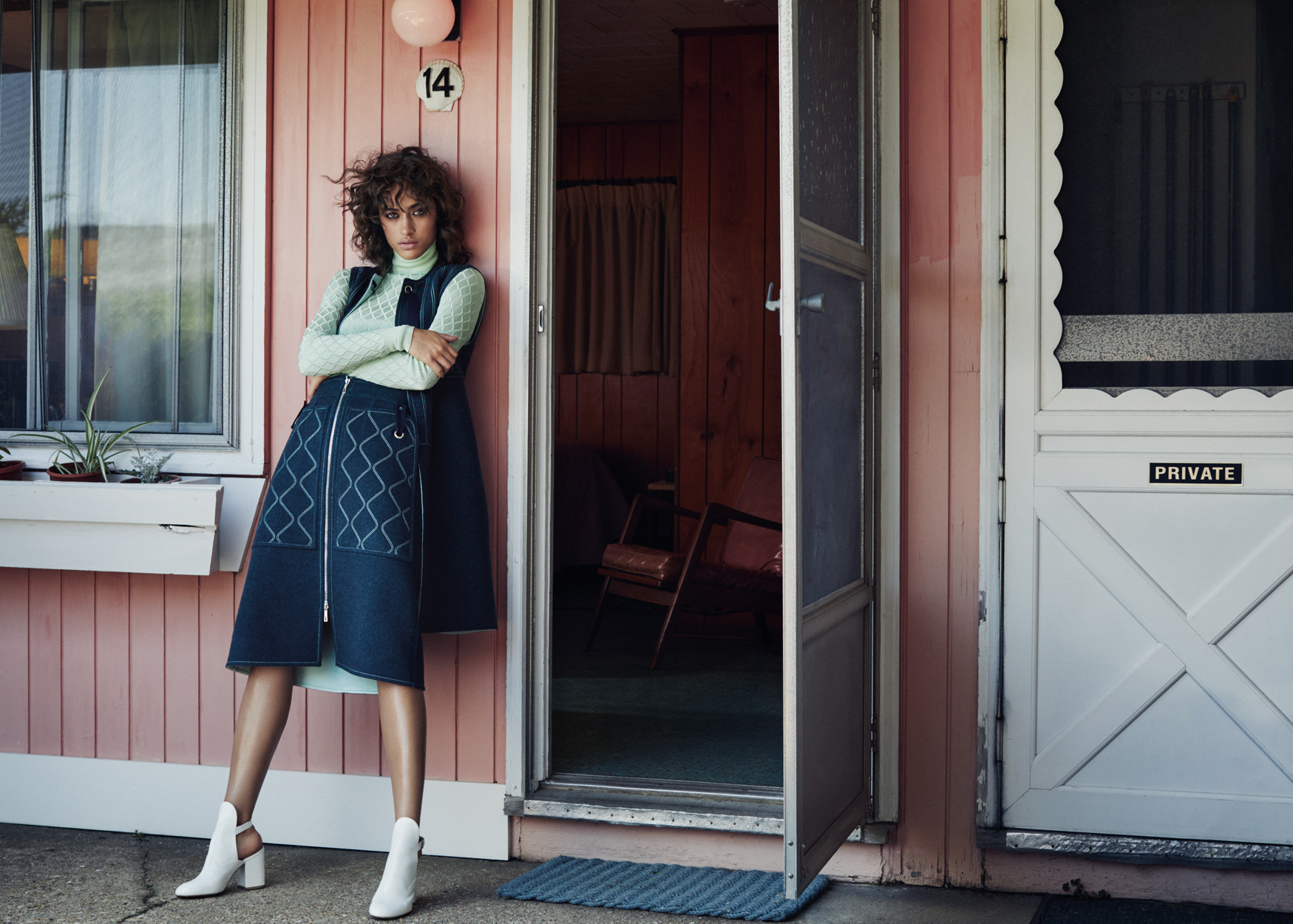 Fashion Photographer Michael Schwartz: model Alanna Arrington for Vogue Arabia Magazine