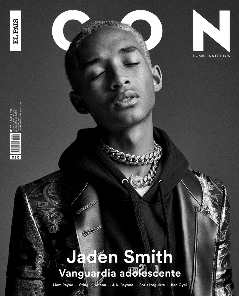 Celebrity Photographer Michael Schwartz: Jaden Smith for Icon magazine cover in Vuitton