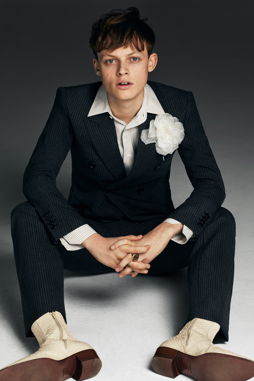 Celebrity Photographer Michael Schwartz: Anson Boon for Tatler Magazine