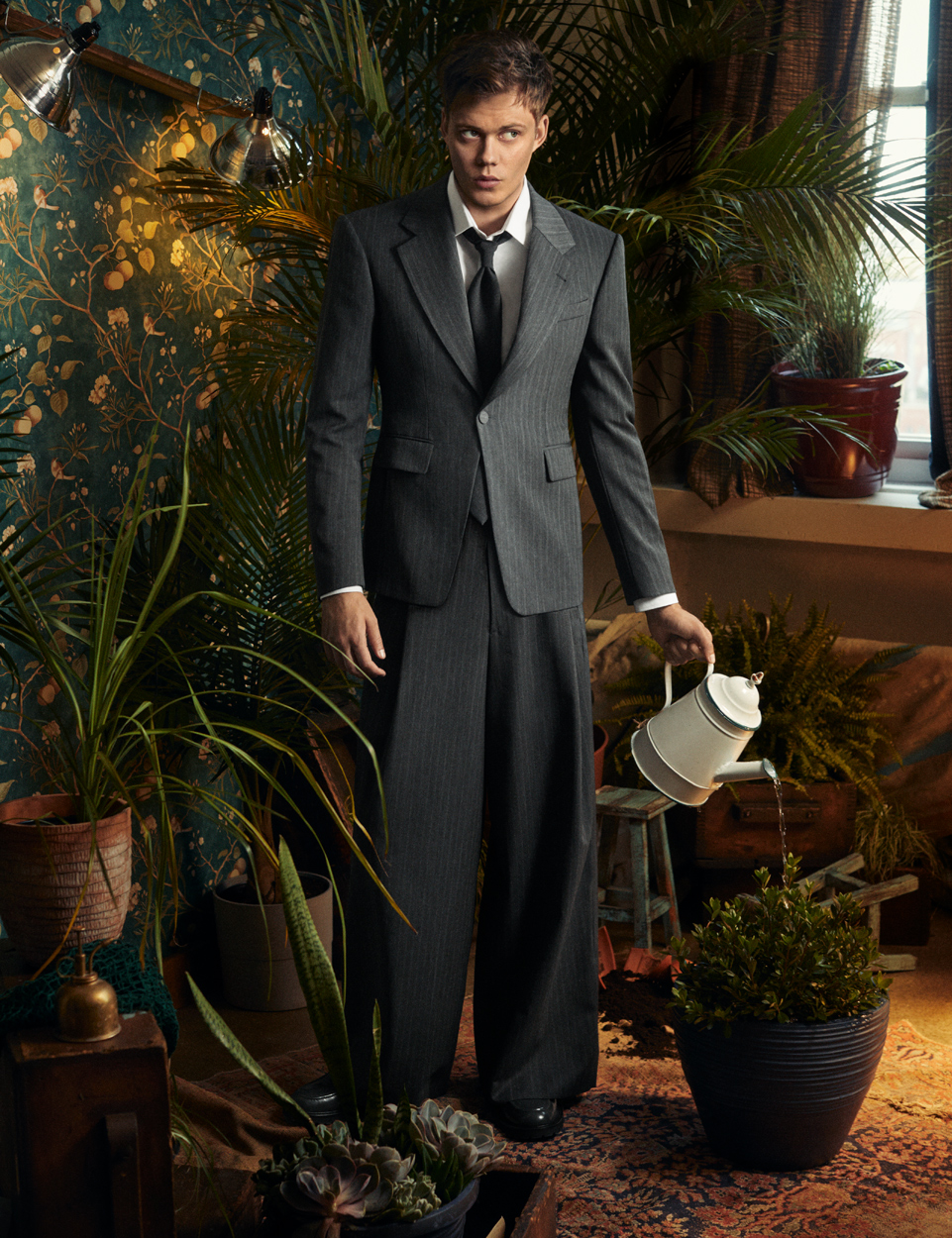 Celebrity Photographer Michael Schwartz: Bill Skarsgard for Icon Magazine