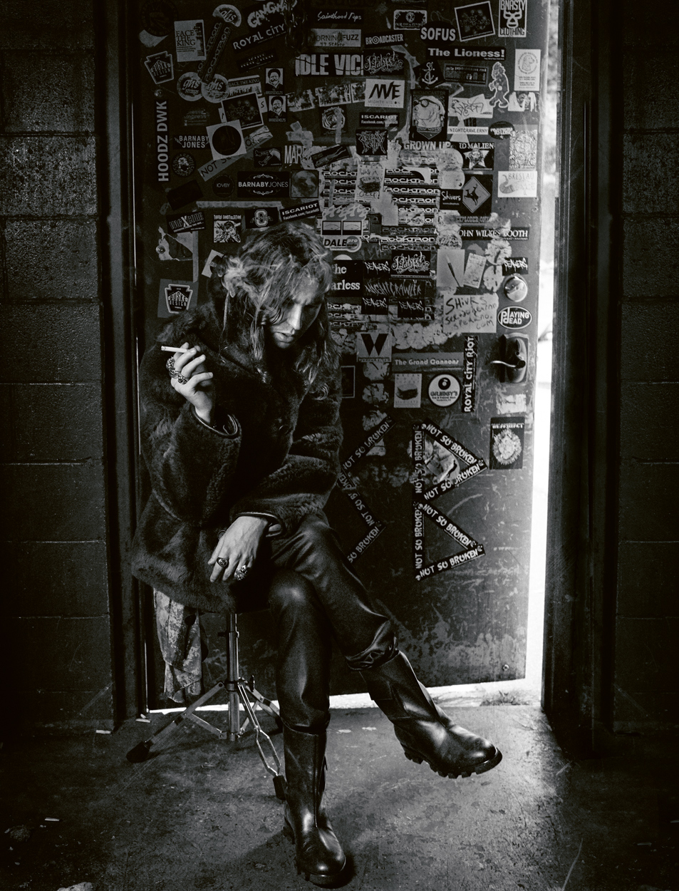 Fashion Photographer Michael Schwartz: model Dansk magazine