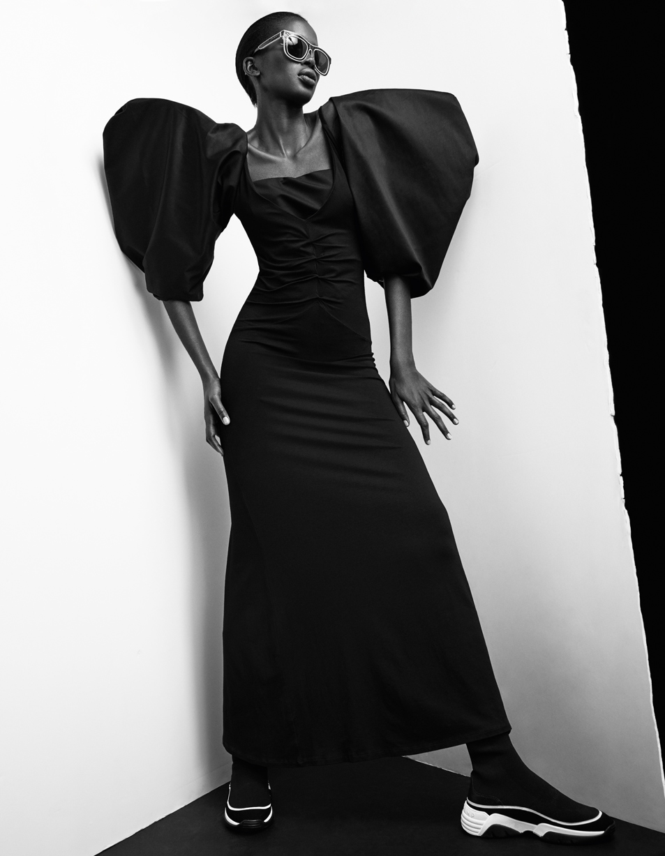Fashion Photographer Michael Schwartz: model Aamito Lagum for Vanity Fair Italy magazine