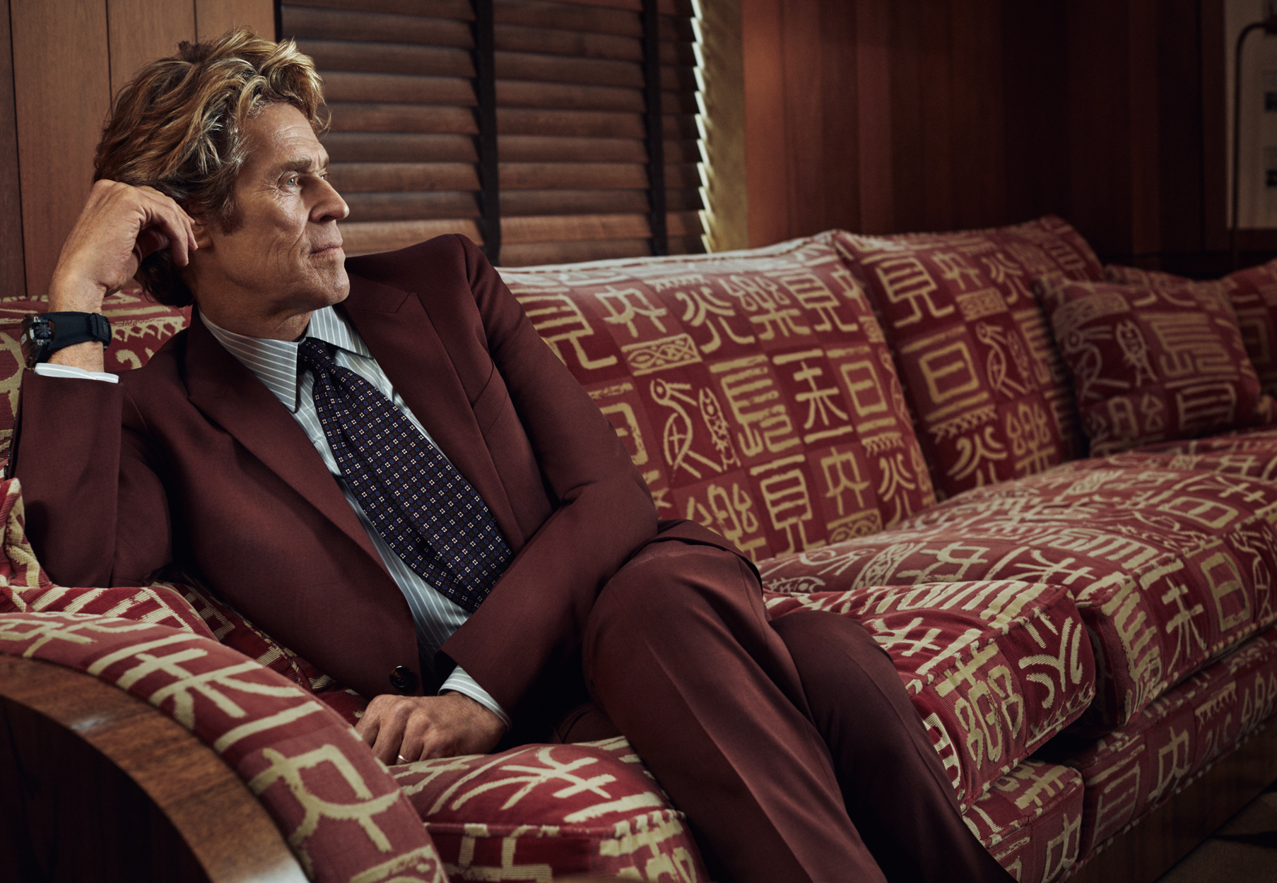 Celebrity Photographer Michael Schwartz: Willem Dafoe for The Rake magazine