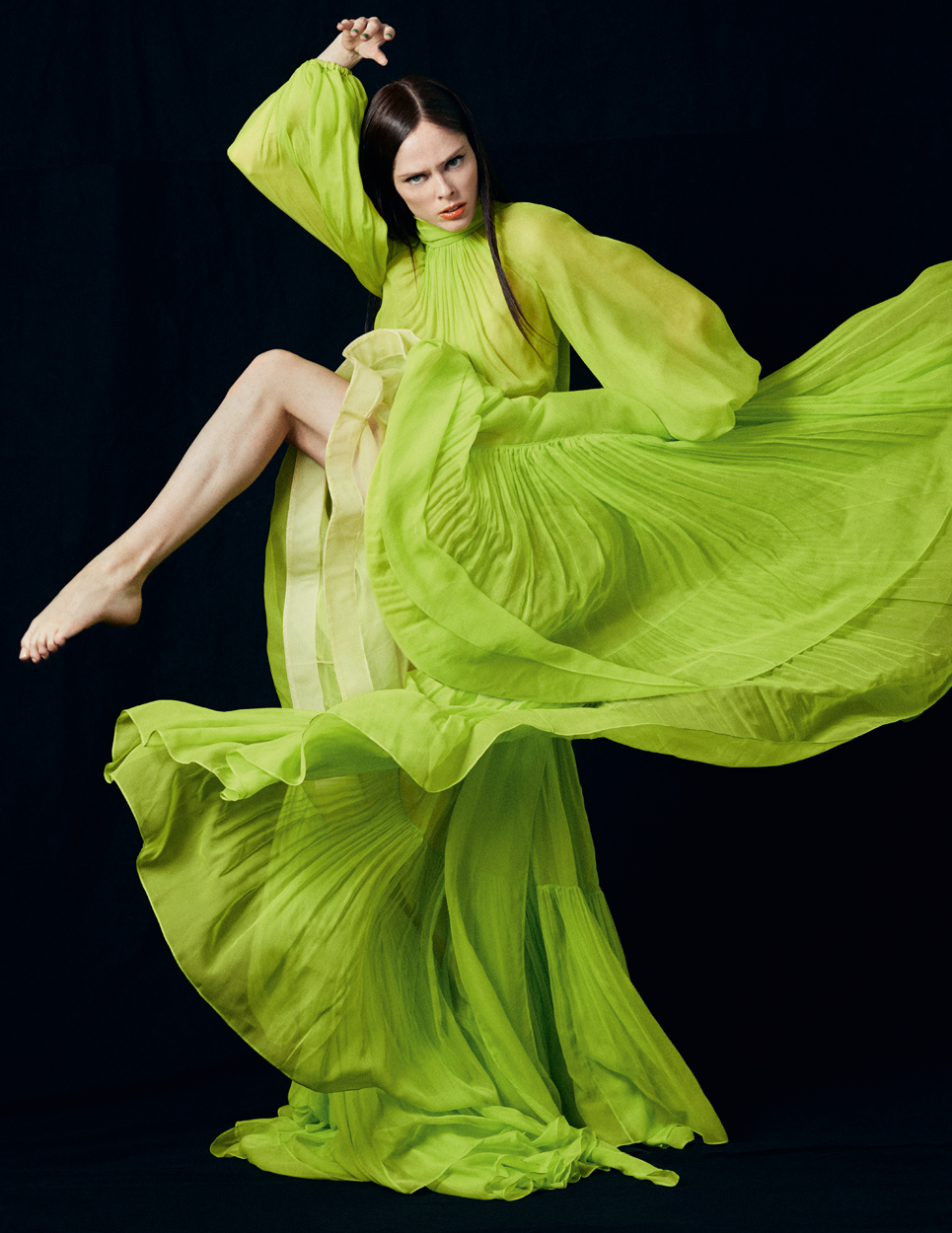 Fashion Photographer Michael Schwartz: model Coco Rocha for Vanity Fair Italy magazine