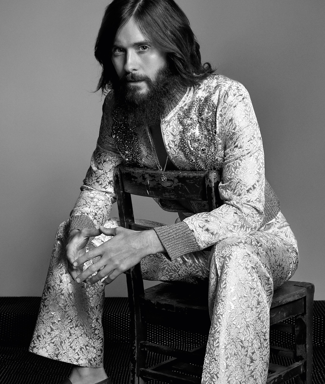Celebrity Photographer Michael Schwartz: Jared Leto for Icon Magazine cover in Gucci