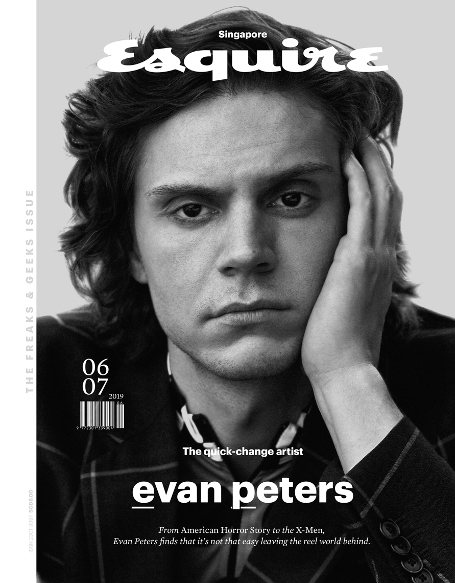 Celebrity Photographer Michael Schwartz: Evan Peters for Esquire magazine cover