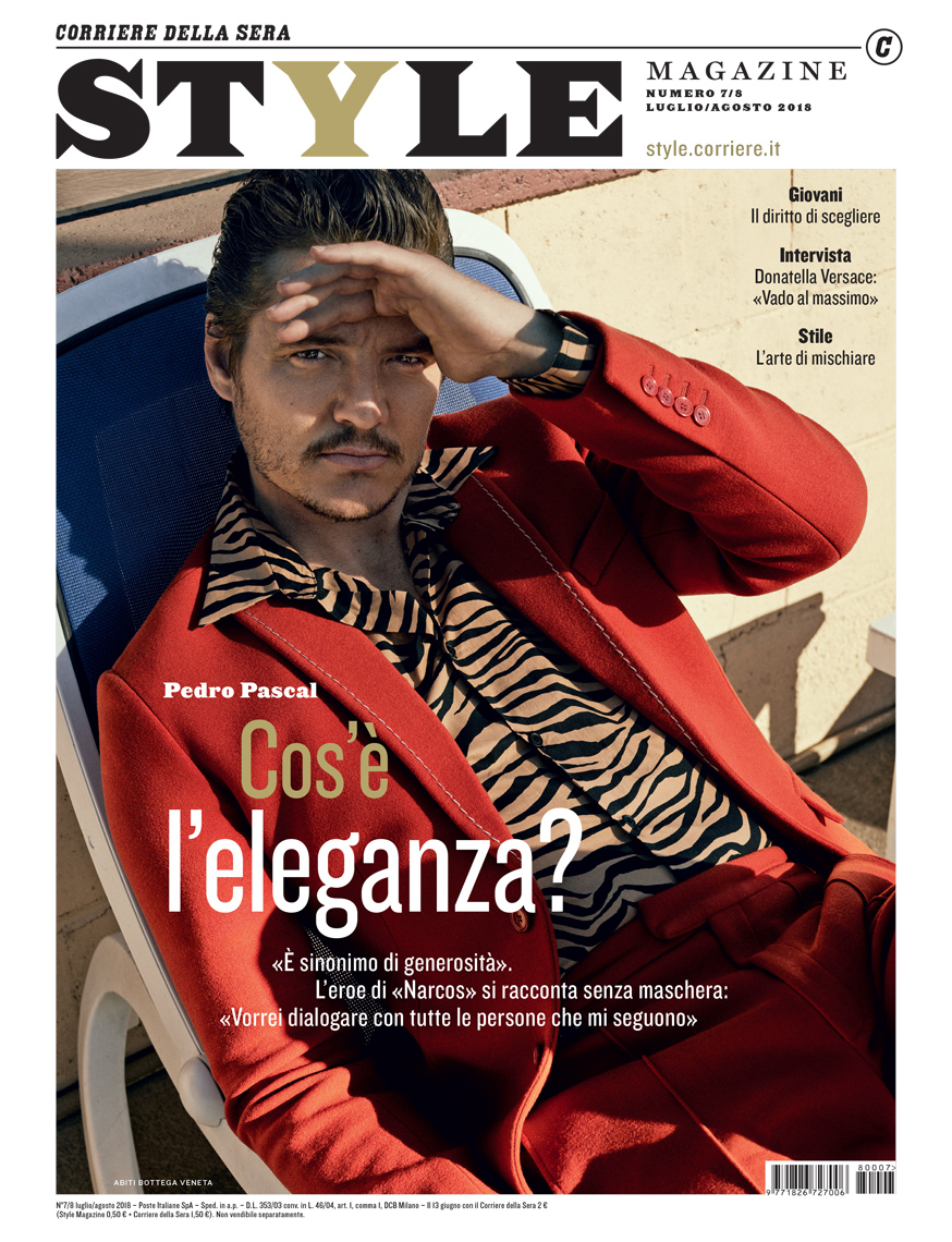 Celebrity Photographer Michael Schwartz: Pedro Pascal for Style magazine cover