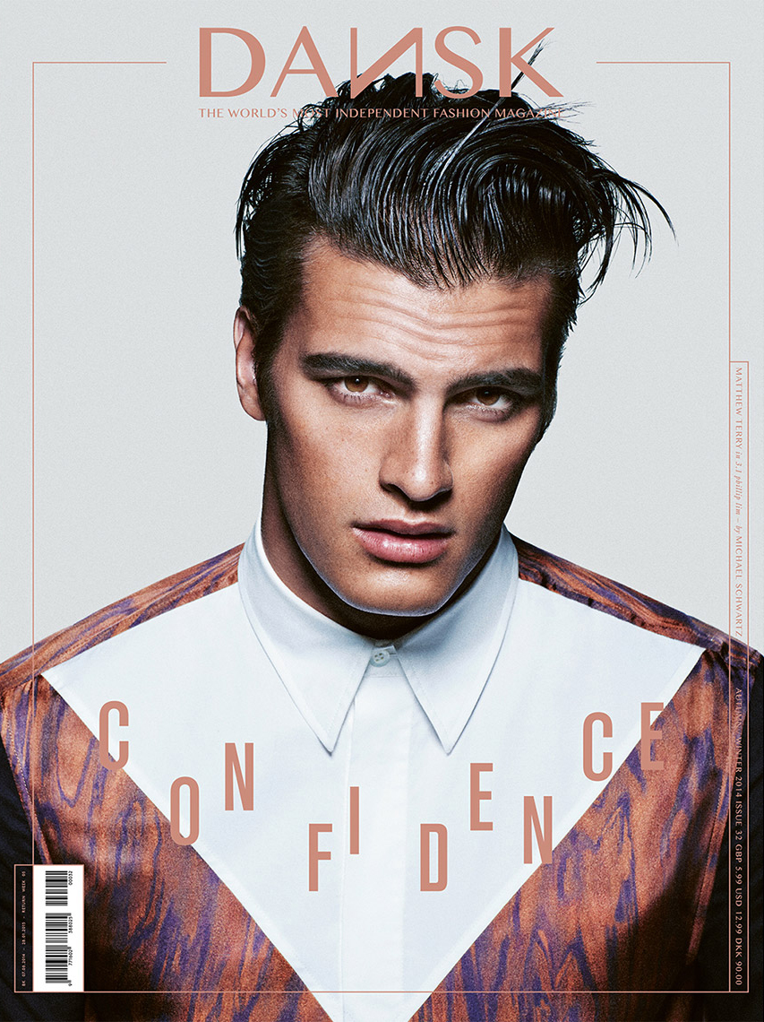 Fashion Photographer Michael Schwartz: Matthew Terry for Dansk magazine cover