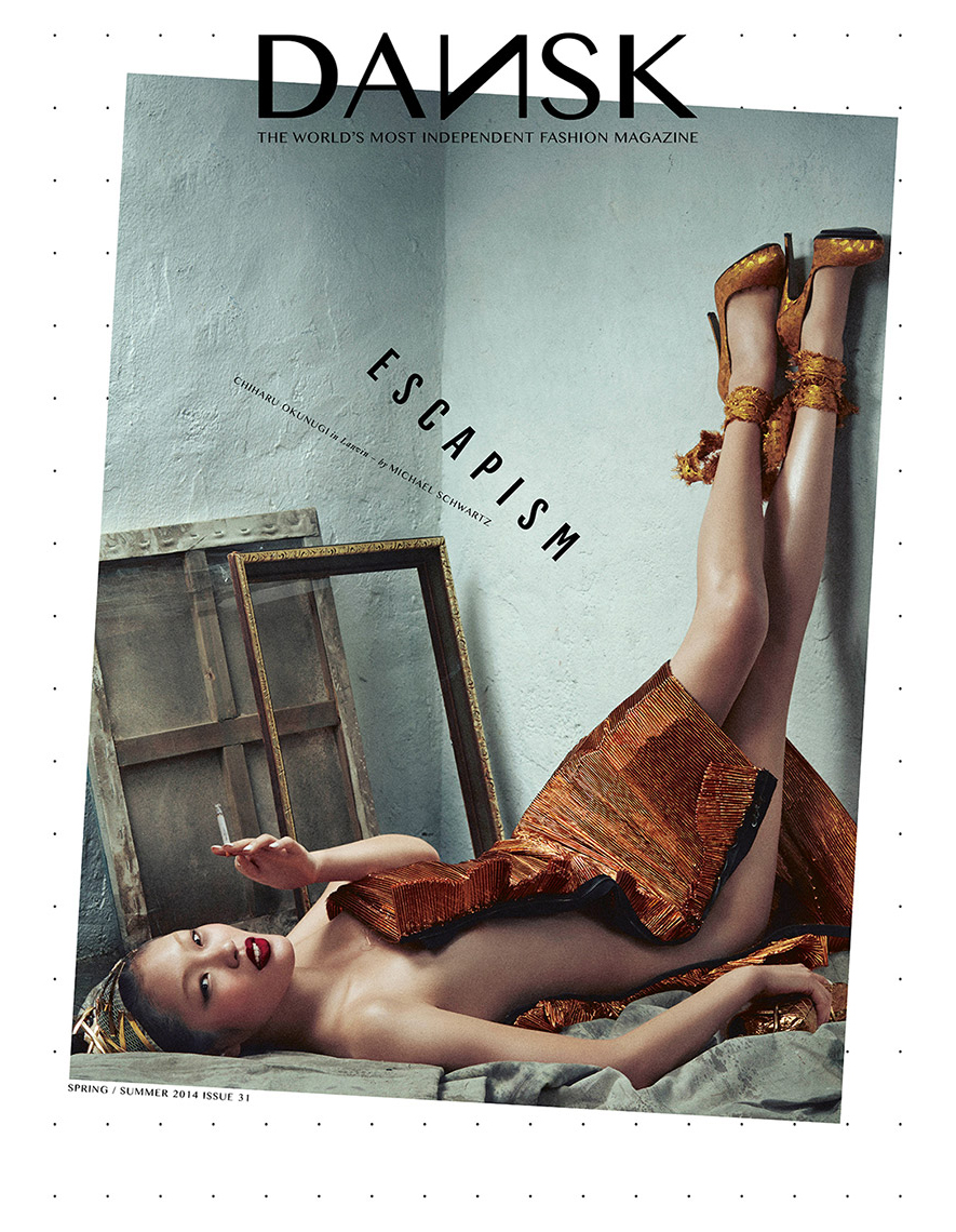 Fashion Photographer Michael Schwartz: Chiharu for Dansk magazine cover