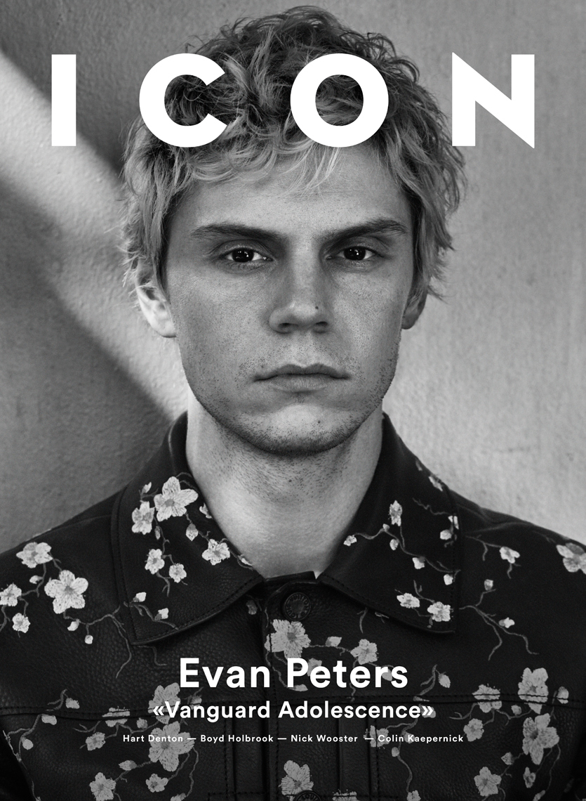 Celebrity Photographer Michael Schwartz: Evan Peters for Icon Magazine cover