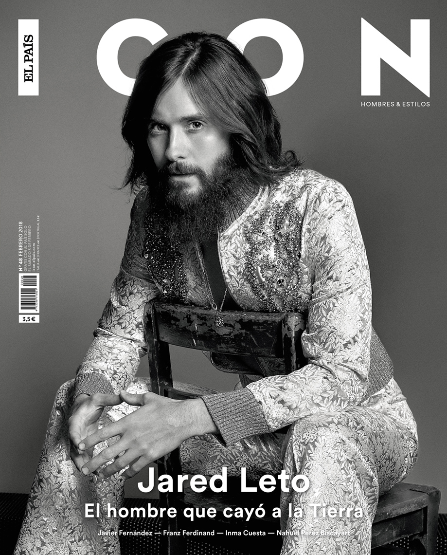 Celebrity Photographer Michael Schwartz: Jared Leto for Icon magazine cover in Gucci