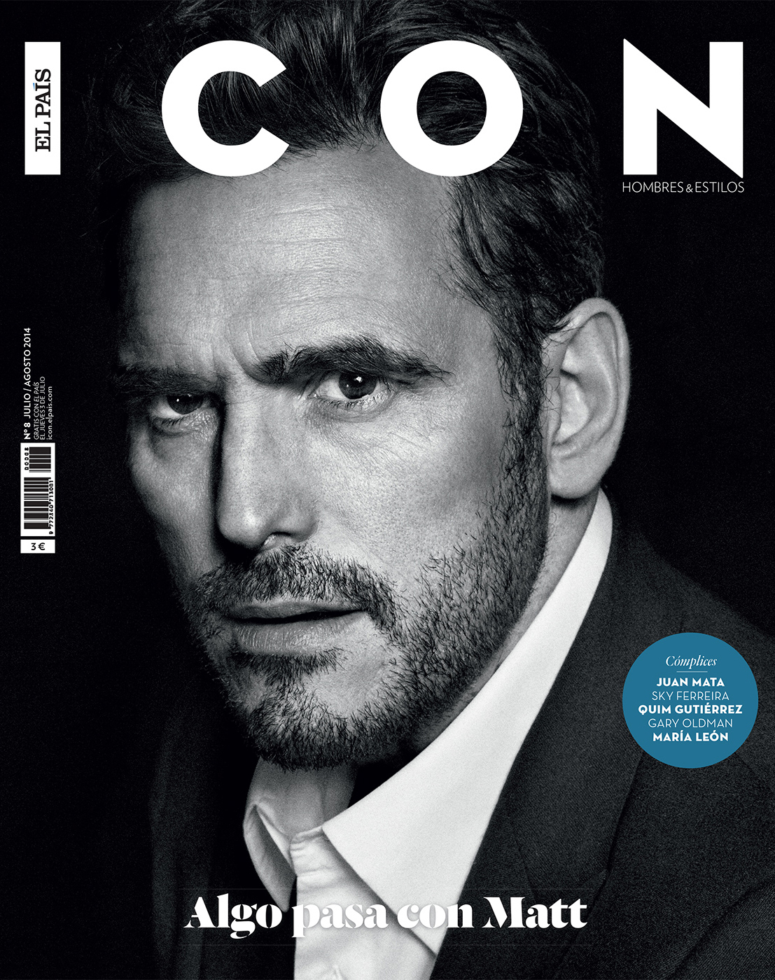 Celebrity Photographer Michael Schwartz: Matt Dillon for Icon magazine cover