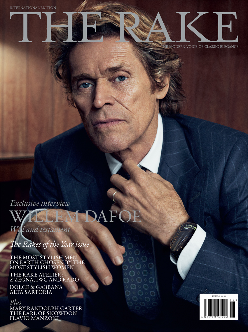 Celebrity Photographer Michael Schwartz: Willem Dafoe for The Rake magazine cover