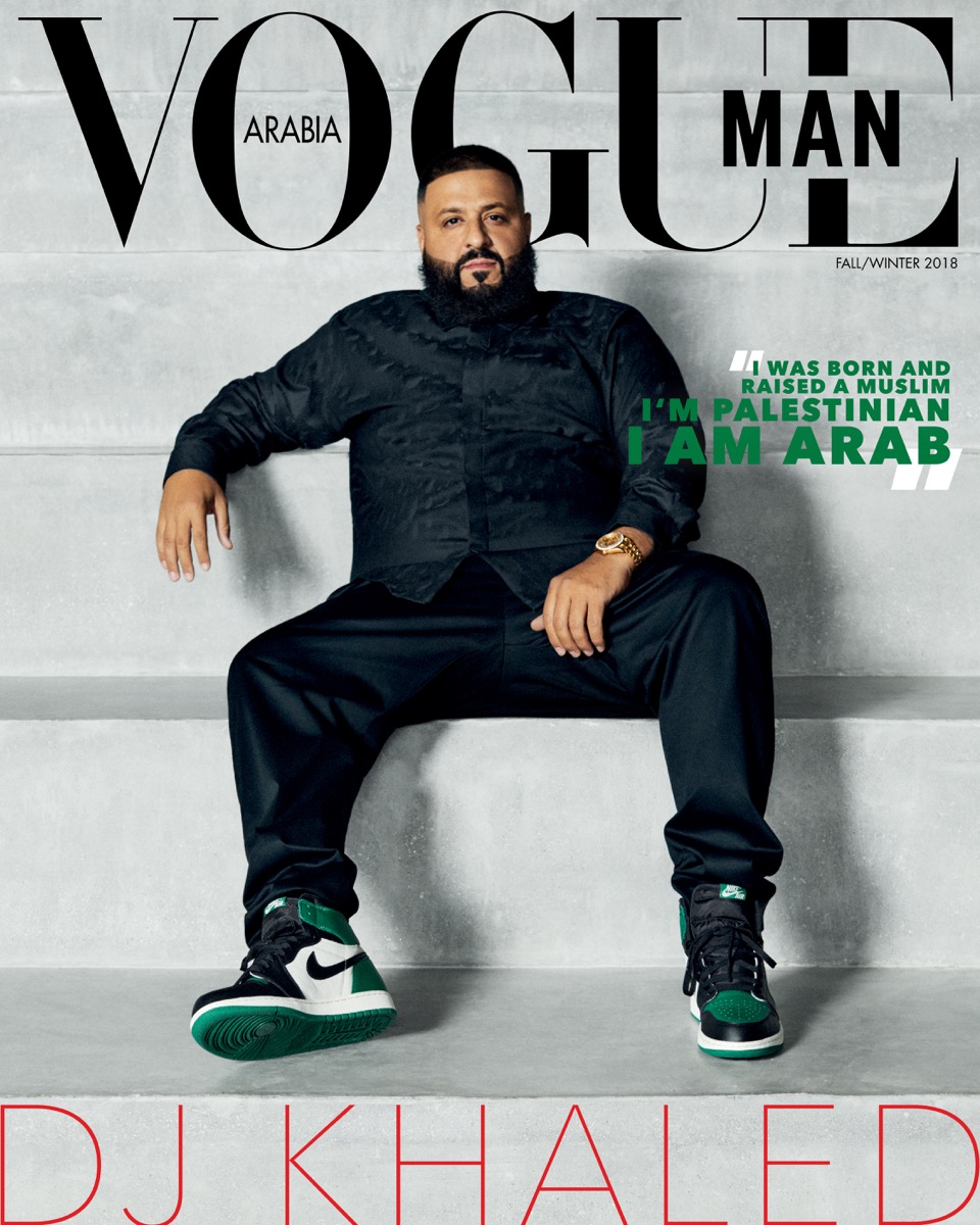 Celebrity Photographer Michael Schwartz: DJ Khaled for Vogue Man Arabia magazine cover