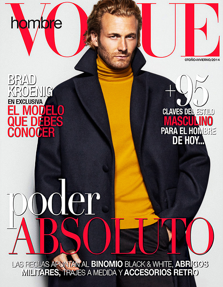 Fashion Photographer Michael Schwartz: Brad Kroenig for Vogue Hombre magazine cover