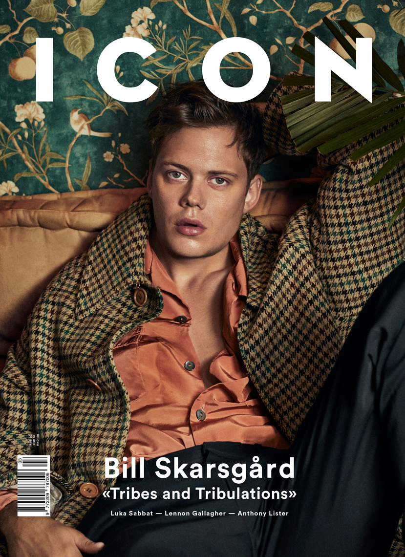 Celebrity Photographer Michael Schwartz: Bill Skarsgard for Icon Magazine cover