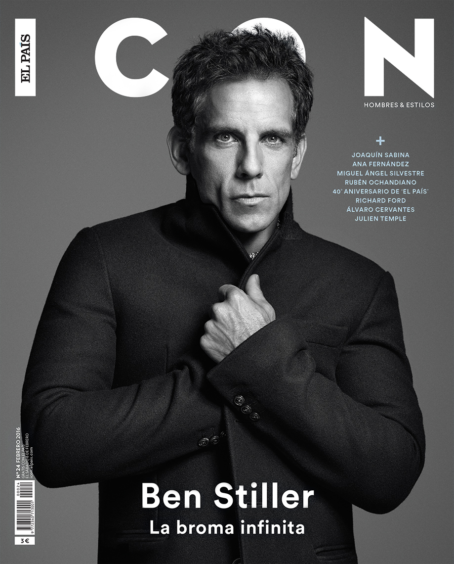 Celebrity Photographer Michael Schwartz: Ben Stiller for Icon magazine cover